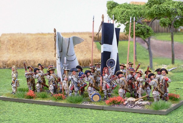 B005 Firing line with pike and  no grenadiers 