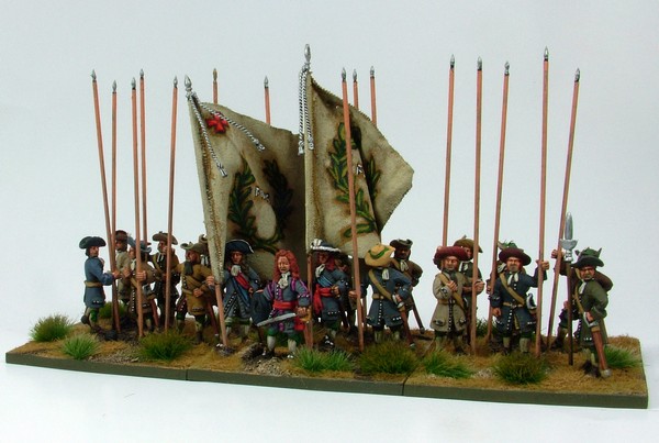B020 Recruits or Militia no muskets