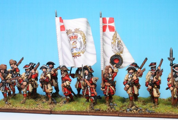 B014 Advancing no pikes and grenadiers in fur cap