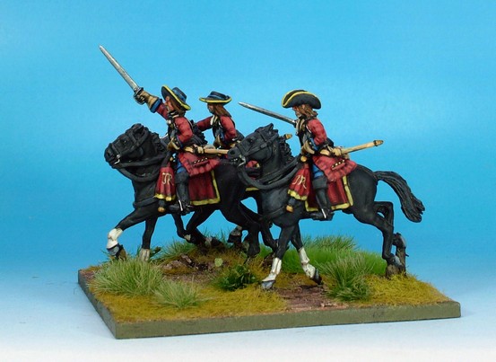 WLOA39b Cuirassier troopers; hat; galloping horses
