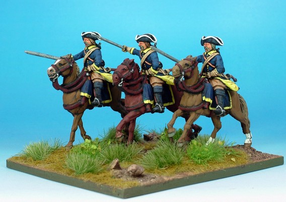 SC09 Swedish cavalry troopers charging