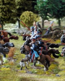Cossacks arrive behind the French frontline
