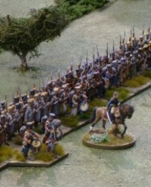 Battalion in line