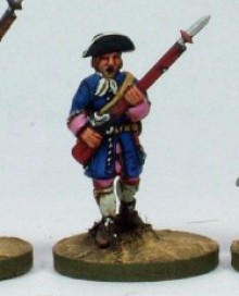 WLOA4 Musketeer advancing painted versions