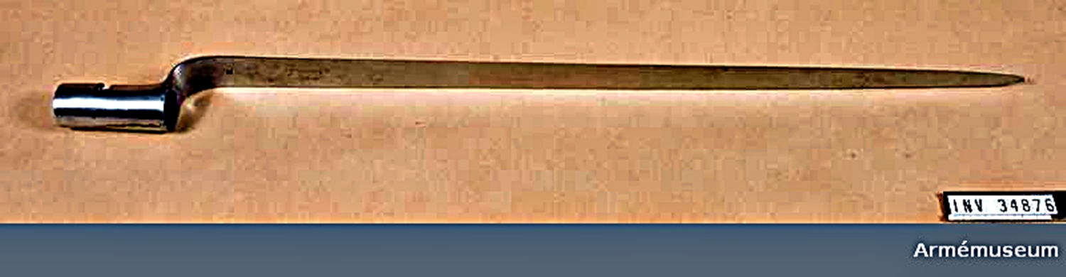 Bajonett till flintlåsgevär, 1690-tal, projekt.jpg