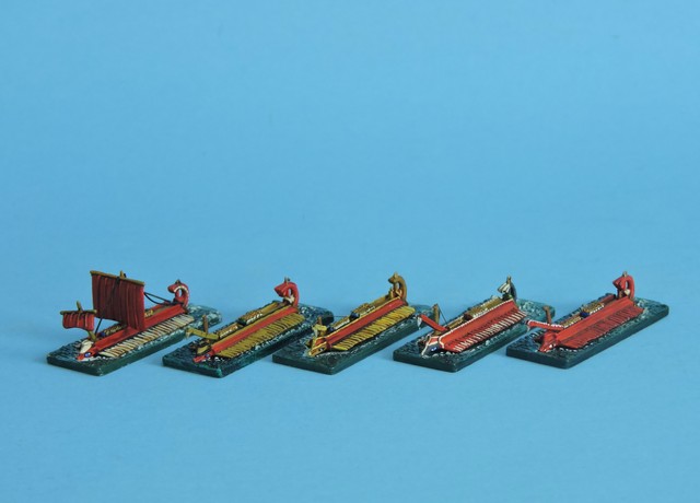 ARA10 Quinquereme with corvus 5 ships