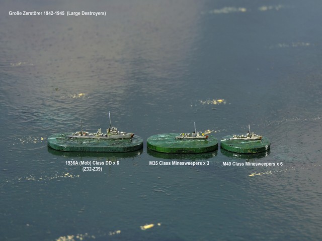 4G15d Große Zerstörer 1942-1945    (Large German Destroyers)       