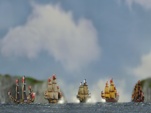 4P063 The Battle of Bantry Bay 1689
