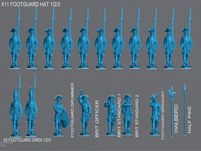 WSSBAT3 British Foot Guards