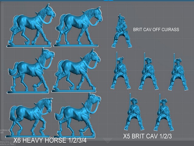 WSSSQN8 English/British Horse, armoured. 2nd Squadron 