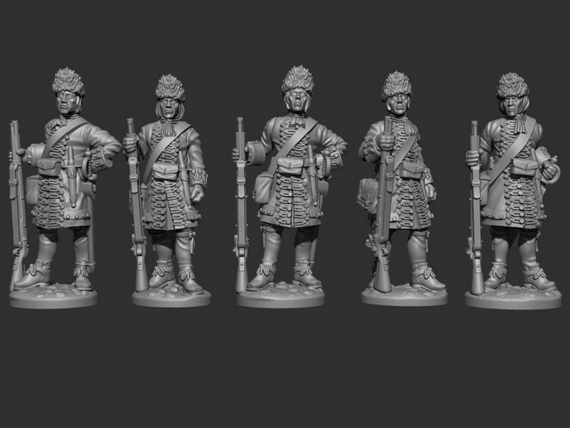 LOABRS03 SUPPLEMENTARY PACK - Grenadiers in fur cap