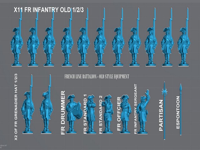 WSSBAT4 French Line Infantry - early war equipment