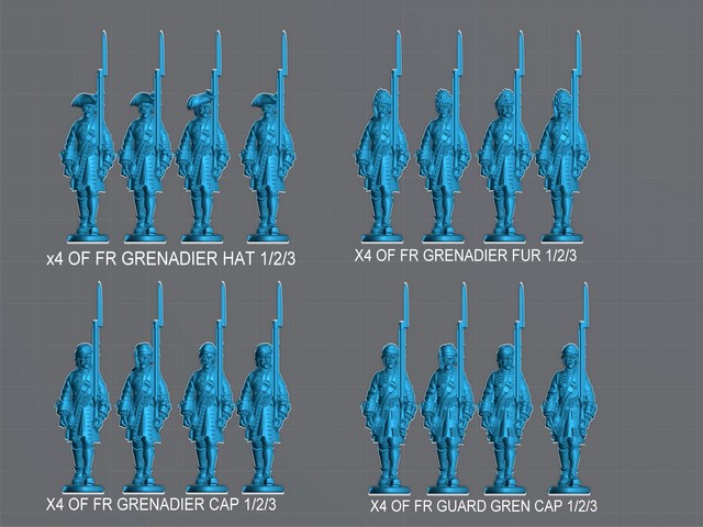WSSSu1 French Grenadier variants