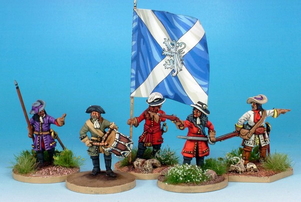 WLOA88 Dismounted Dragoon Command in hats