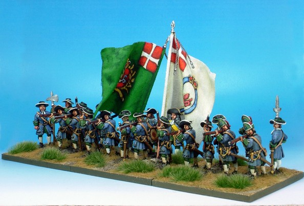B002 Firing line no pikes with grenadiers in low mitre