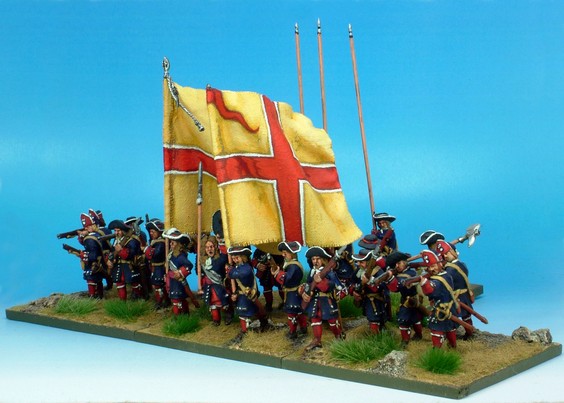 B011 Advancing with pikes and grenadiers in low mitre