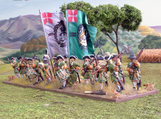 B016 Advancing no pikes or grenadiers