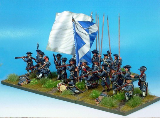 B023 Infantry with Apostles under pressure with pikes