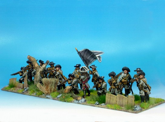 B024 Dismounted dragoons in hats