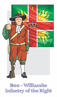 B02 Battle of the Boyne - Williamite Infantry of the Right