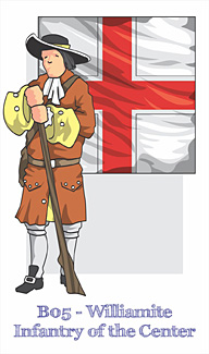 B05 Battle of the Boyne - Williamite Infantry of the Centre
