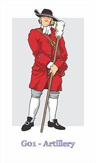 G01 Battle of the Boyne - Artillery of both armies
