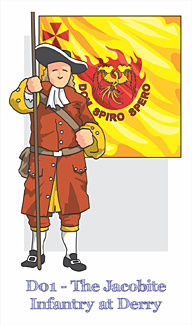 DE1 The siege of Derry 1689: Jacobite Infantry
