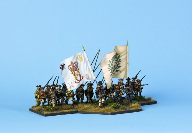 SB05 Swedish battalion in tricorne attacking