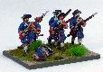 MUSKETEERS ADVANCING WITH PLUG BAYONETS